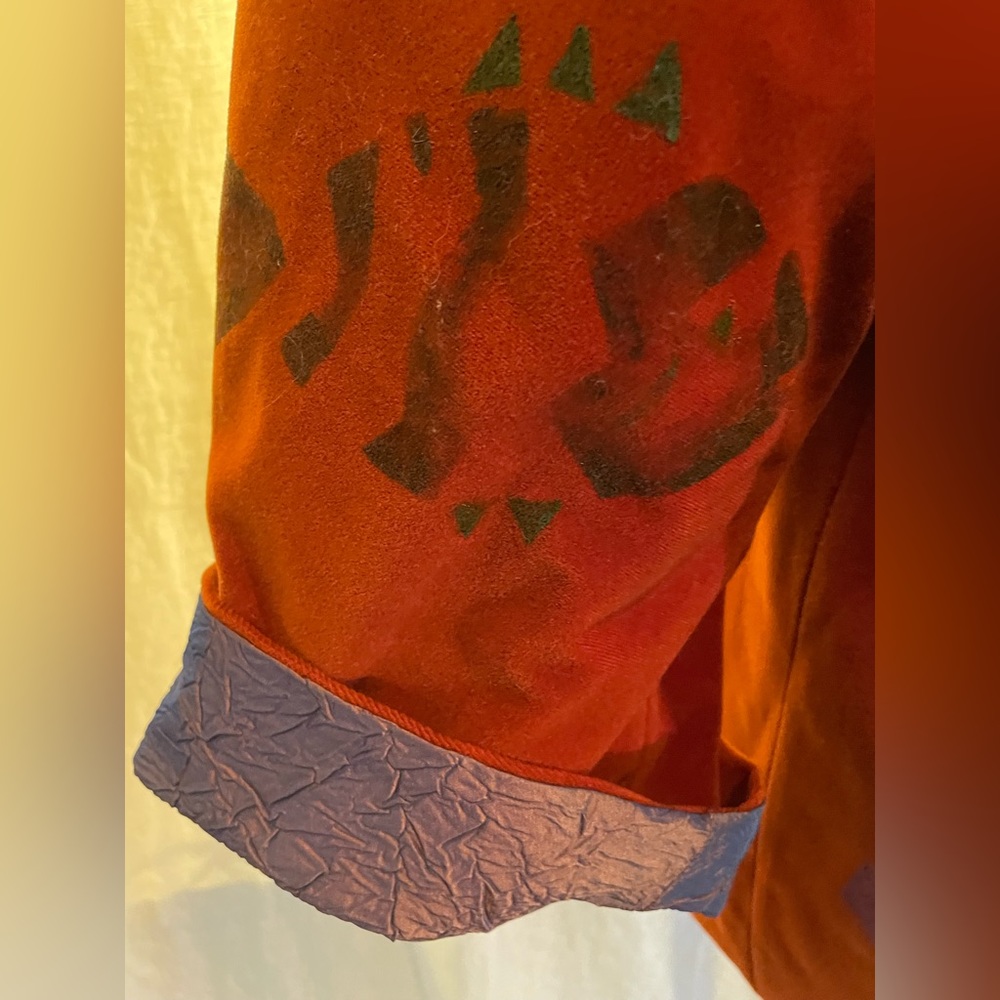 Custom Designed Reversible Jacket With Hand Paint… - image 4